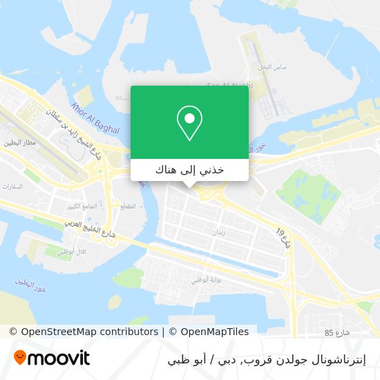 خريطة إنترناشونال جولدن قروب