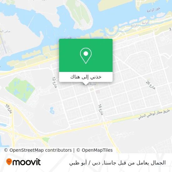 خريطة الجمال يعامل من قبل جاسنا