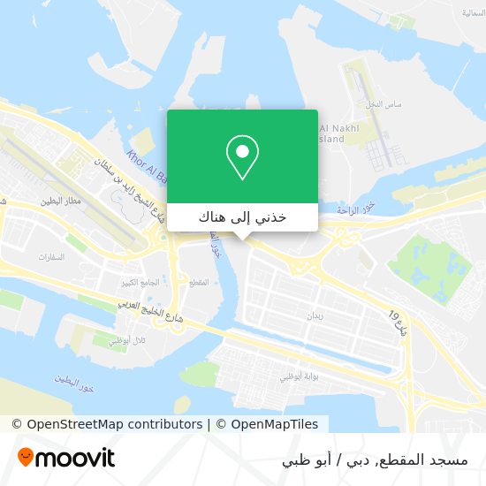 خريطة مسجد المقطع