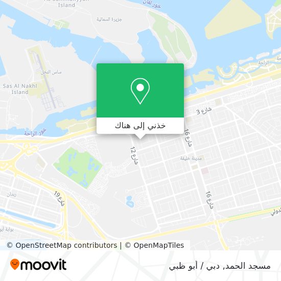 خريطة مسجد الحمد