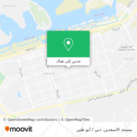 خريطة مسجد الاسعدين