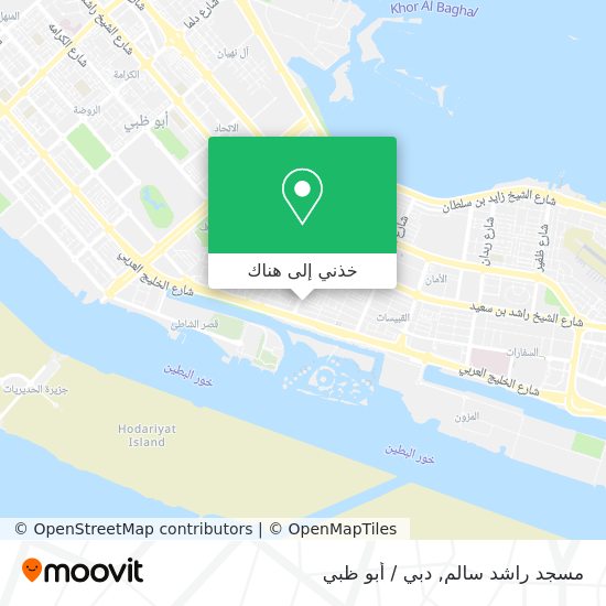 خريطة مسجد راشد سالم