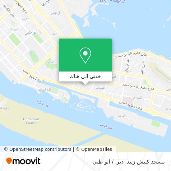 خريطة مسجد كنيش زنيد