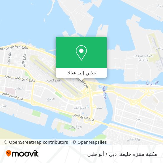 خريطة مكتبة منتزه خليفة