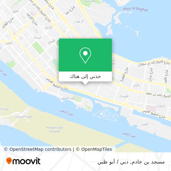 خريطة مسجد بن خادم
