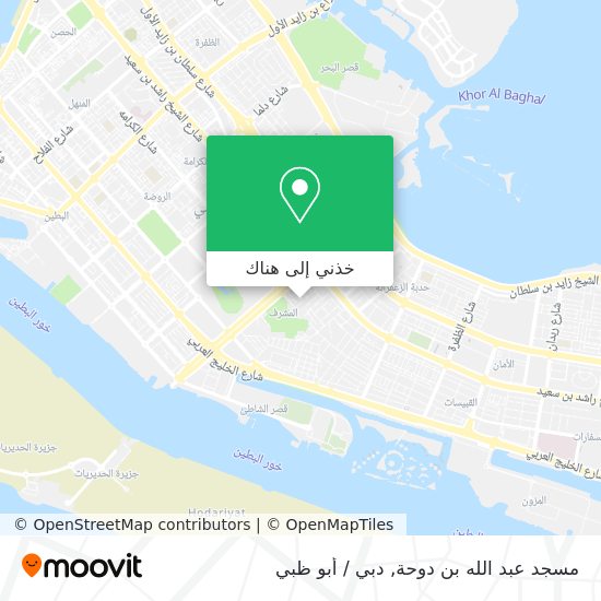 خريطة مسجد عبد الله بن دوحة