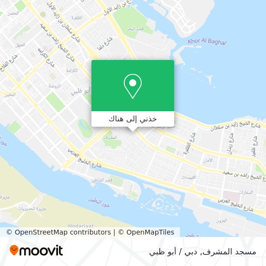خريطة مسجد المشرف