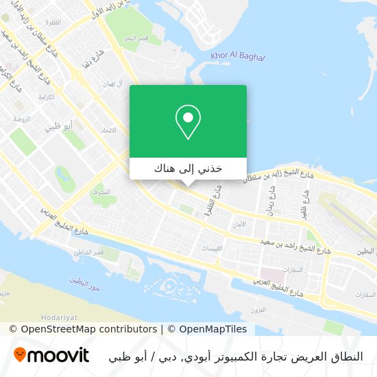 خريطة النطاق العريض تجارة الكمبيوتر أبودي