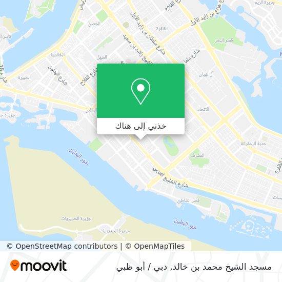 خريطة مسجد الشيخ محمد بن خالد