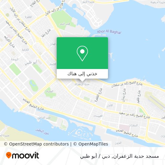 خريطة مسجد حدبة الزعفران
