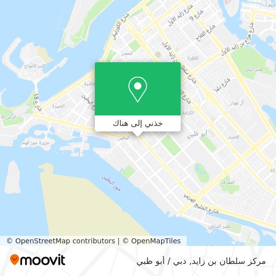 خريطة مركز سلطان بن زايد