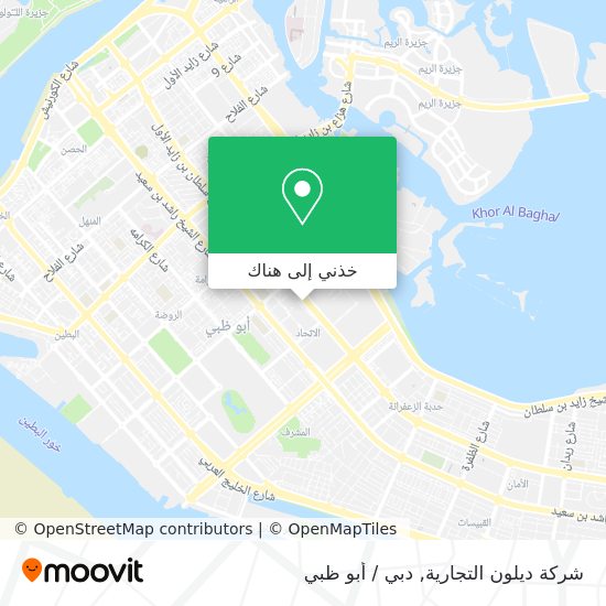 خريطة شركة ديلون التجارية