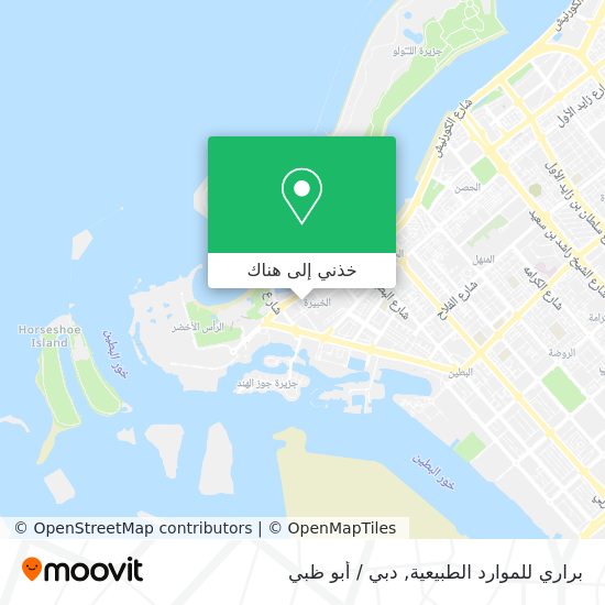 خريطة براري للموارد الطبيعية