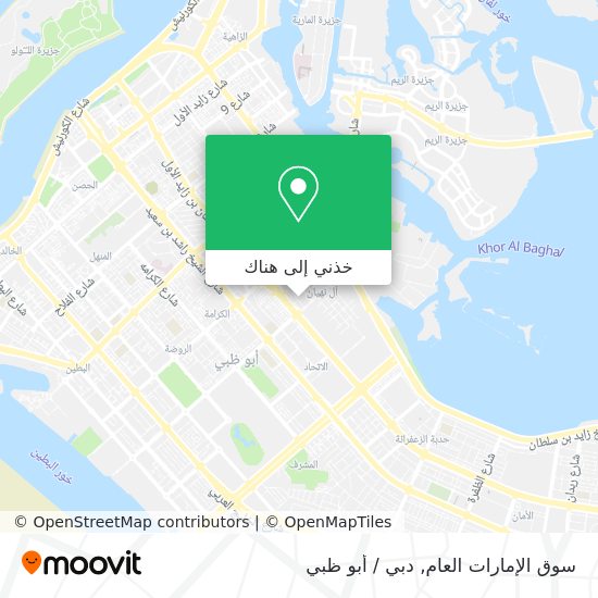 خريطة سوق الإمارات العام