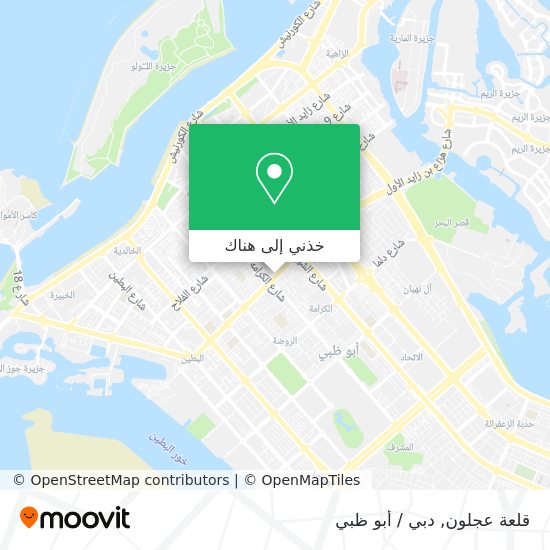 خريطة قلعة عجلون