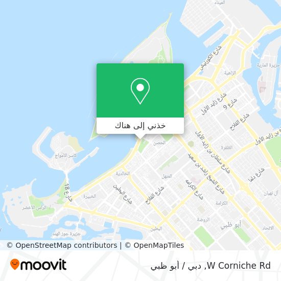 خريطة W Corniche Rd