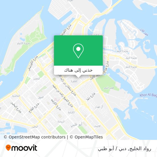 خريطة رواد الخليج