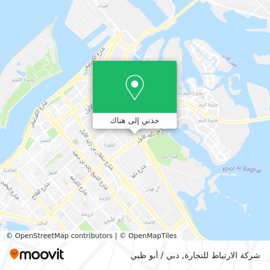 خريطة شركة الارتباط للتجارة