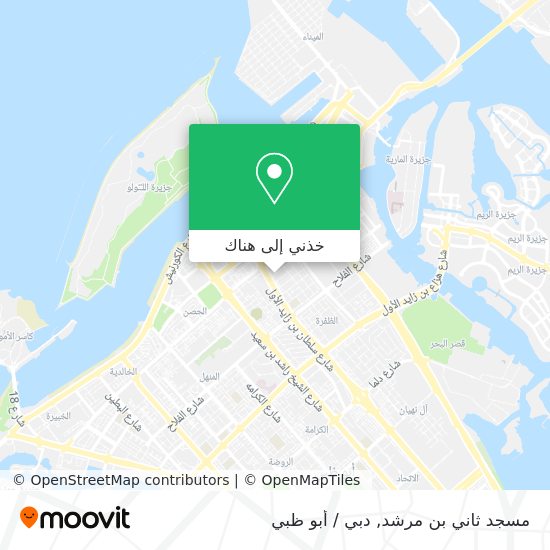 خريطة مسجد ثاني بن مرشد