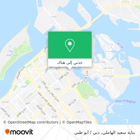 خريطة بناية سعيد الهاملي