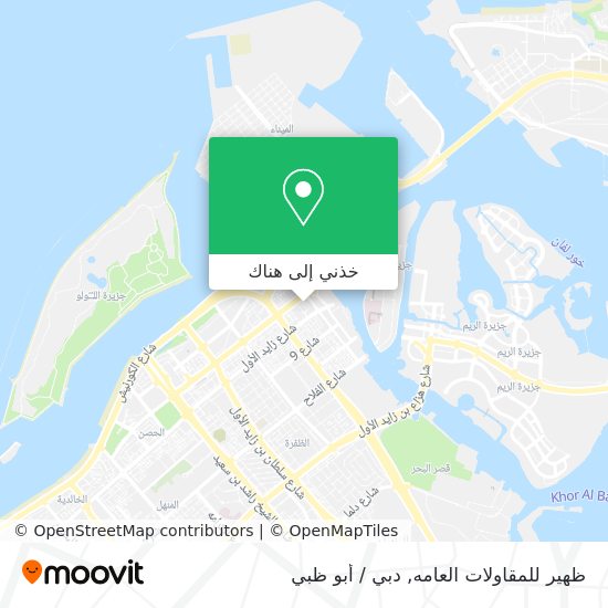 خريطة ظهير للمقاولات العامه