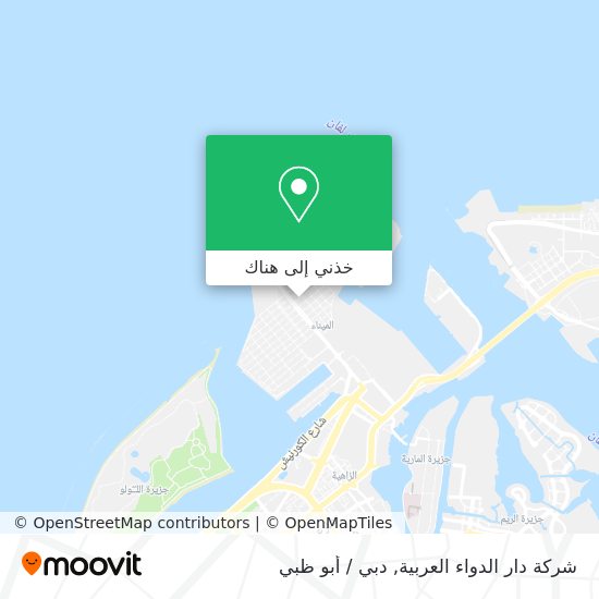 خريطة شركة دار الدواء العربية