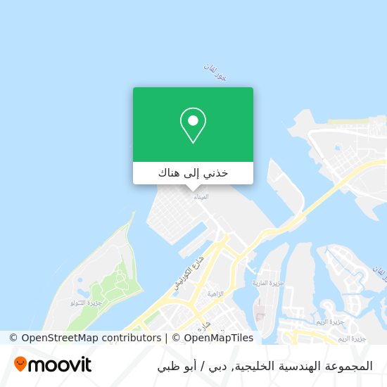 خريطة المجموعة الهندسية الخليجية