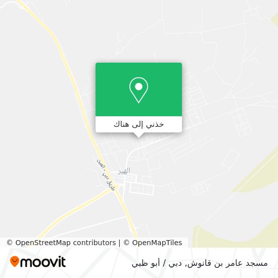 خريطة مسجد عامر بن قانوش