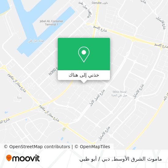 خريطة ماموث الشرق الأوسط