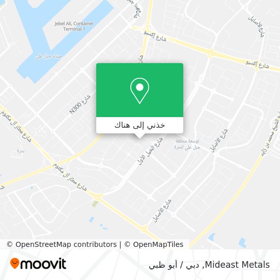 خريطة Mideast Metals