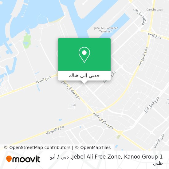 خريطة Jebel Ali Free Zone, Kanoo Group 1