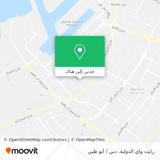 خريطة رايت واي الدولية