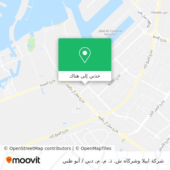 خريطة شركة ابيلا وشركاه ش. ذ. م. م