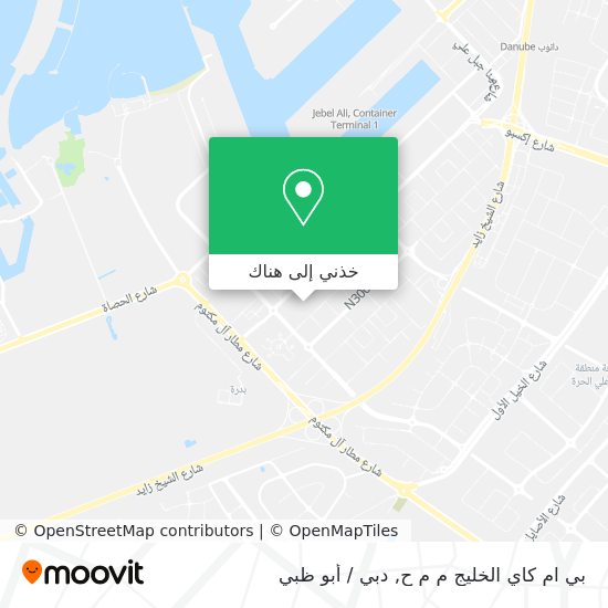 خريطة بي ام كاي الخليج م م ح