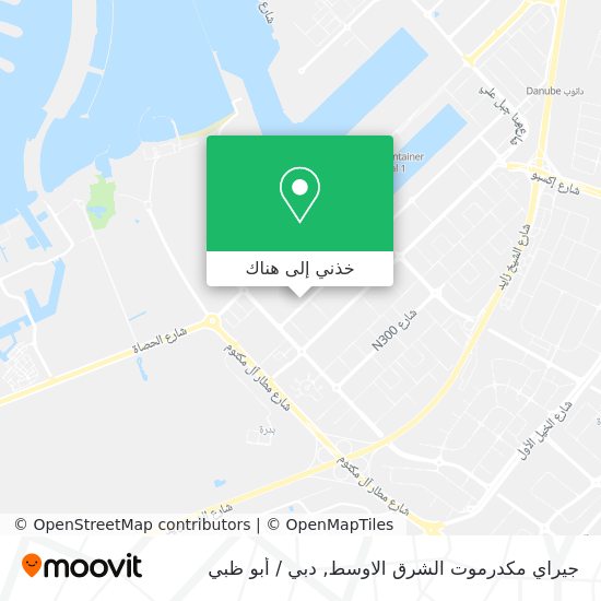 خريطة جيراي مكدرموت الشرق الاوسط