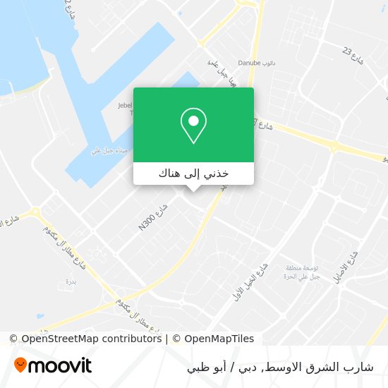 خريطة شارب الشرق الاوسط