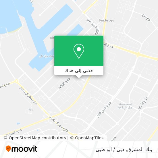 خريطة بنك المشرق