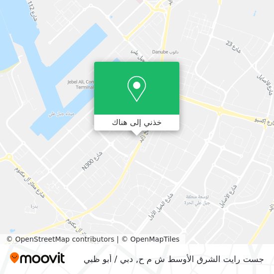 خريطة جست رايت الشرق الأوسط ش م ح