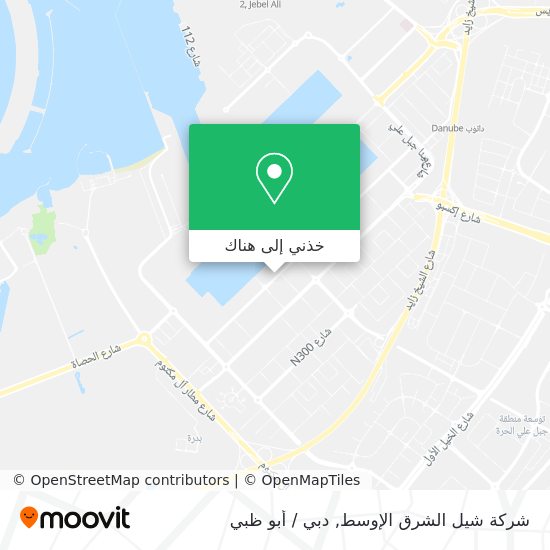 خريطة شركة شيل الشرق الإوسط