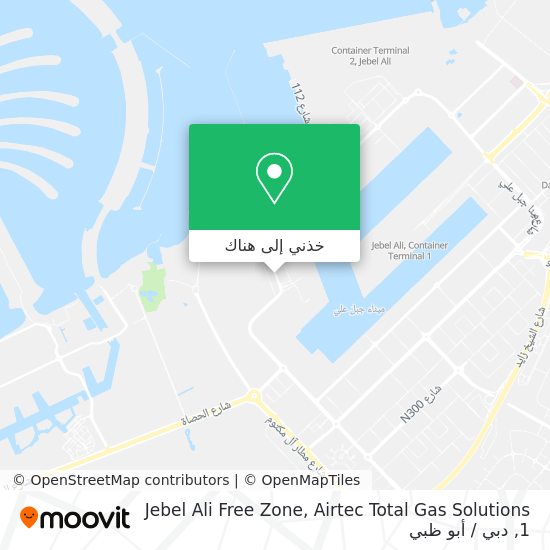 خريطة Jebel Ali Free Zone, Airtec Total Gas Solutions 1