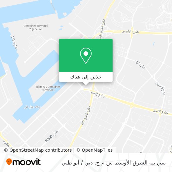 خريطة سي بيه الشرق الأوسط ش م ح