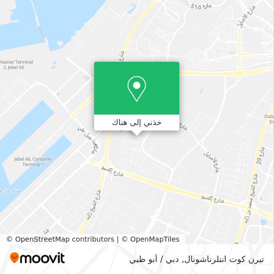 خريطة تيرن كوت انتلرناشونال