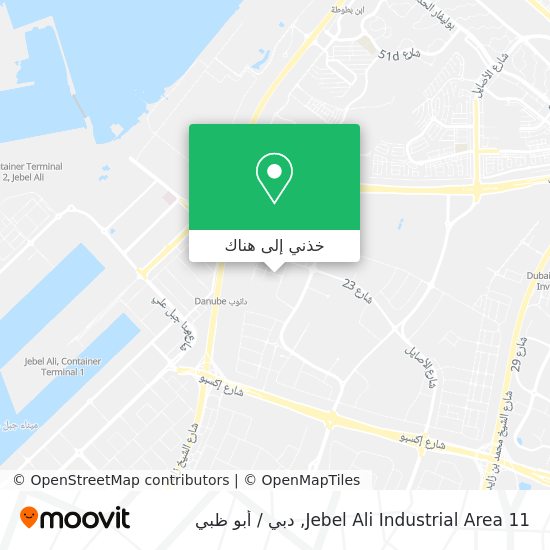 خريطة Jebel Ali Industrial Area 11