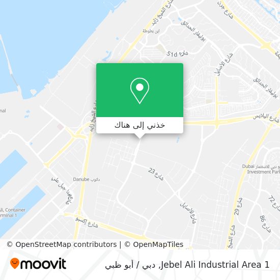 خريطة Jebel Ali Industrial Area 1