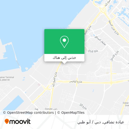 خريطة عيادة تشافي