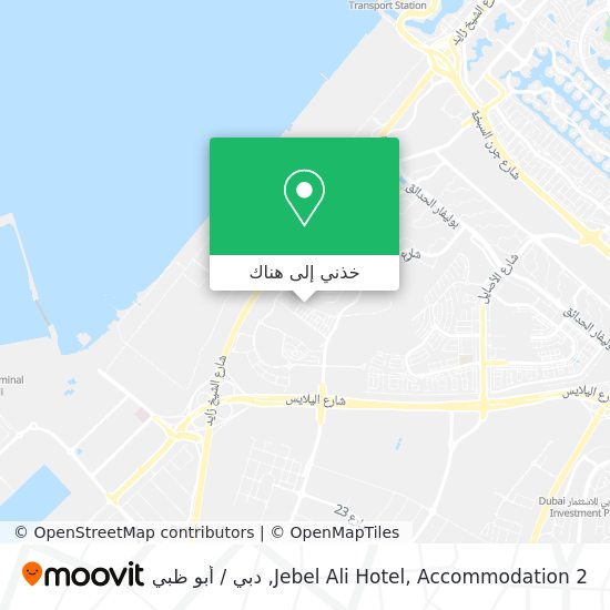 خريطة Jebel Ali Hotel, Accommodation 2