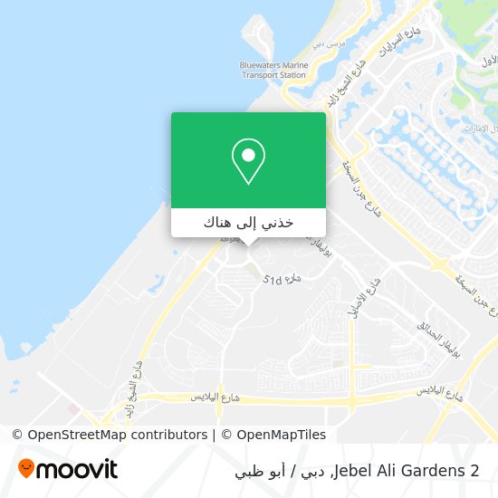 خريطة Jebel Ali Gardens 2