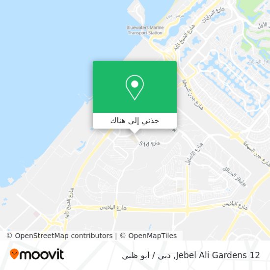 خريطة Jebel Ali Gardens 12