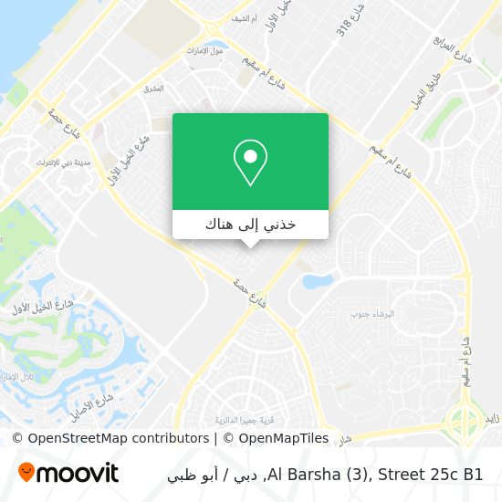 خريطة Al Barsha (3), Street 25c B1