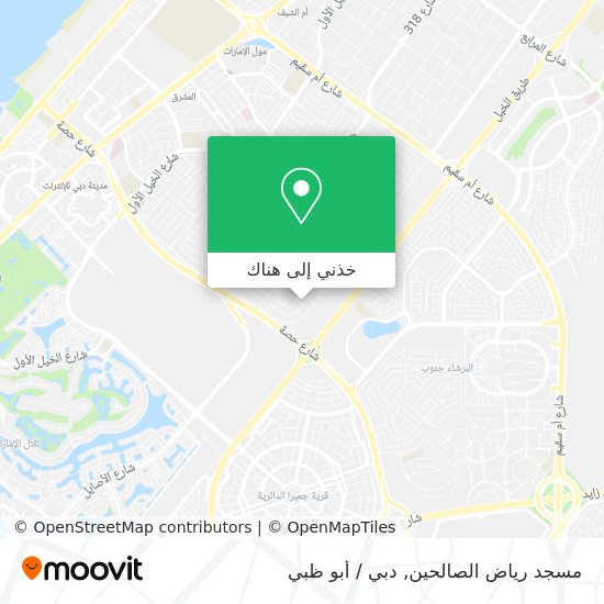 خريطة مسجد رياض الصالحين